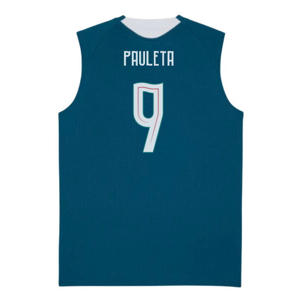 2026-2027 Portugal Sleeveless Training Jersey (Ocean Tropic) (Pauleta 9)-SoccerKits Hub | Buy Soccer Jerseys Online